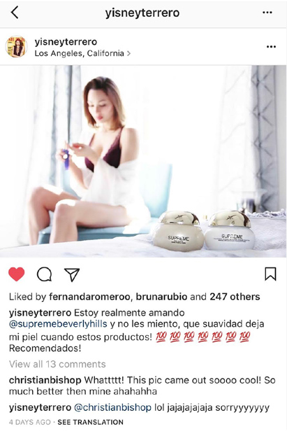 yisney terrero for premier dead sea